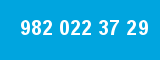 982 022 37 29 982 022 37 29
